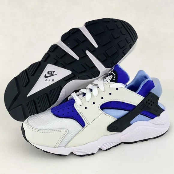 Nike Air Huarache Aluminum Blue Women's Sneakers Shoes - Picture 2 of 12